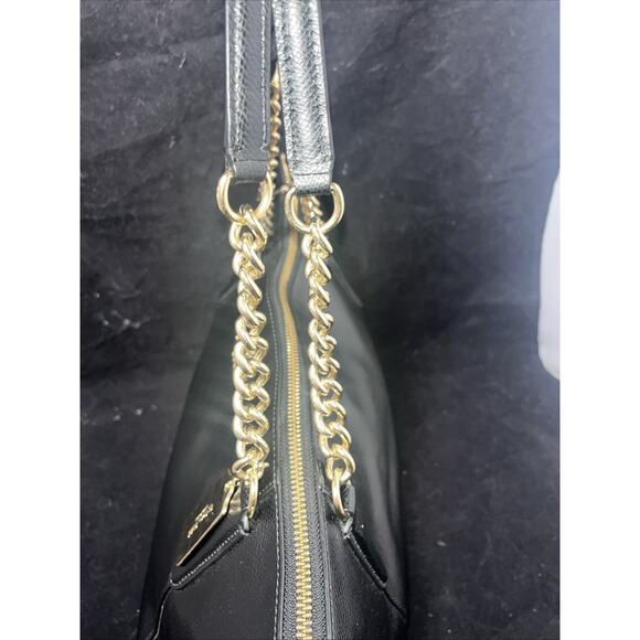 Coach AVA CROSSGRAIN 87401 Black Bag Tote Handbag EUC - Picture 11 of 15